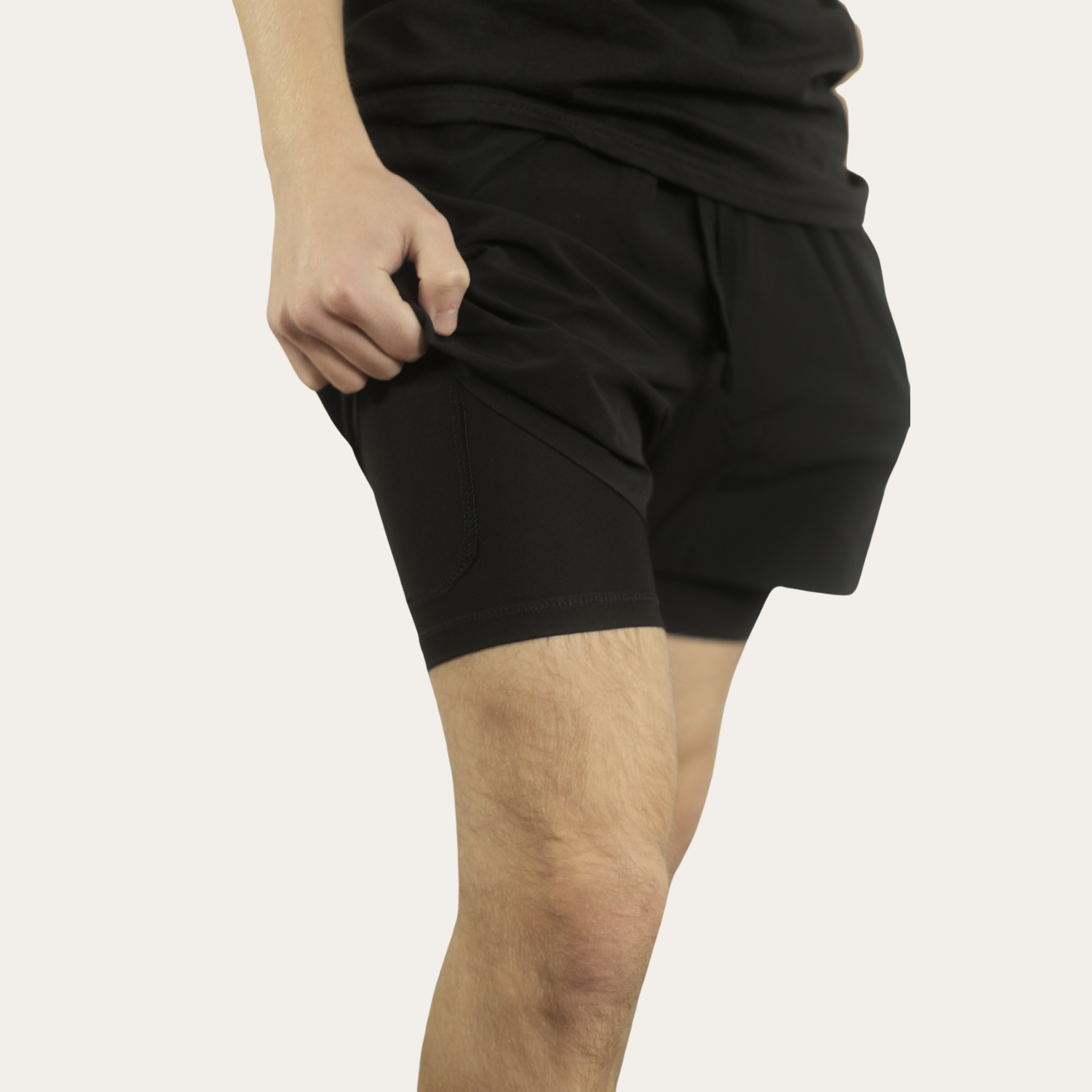 Image of Double-Layer Shorts