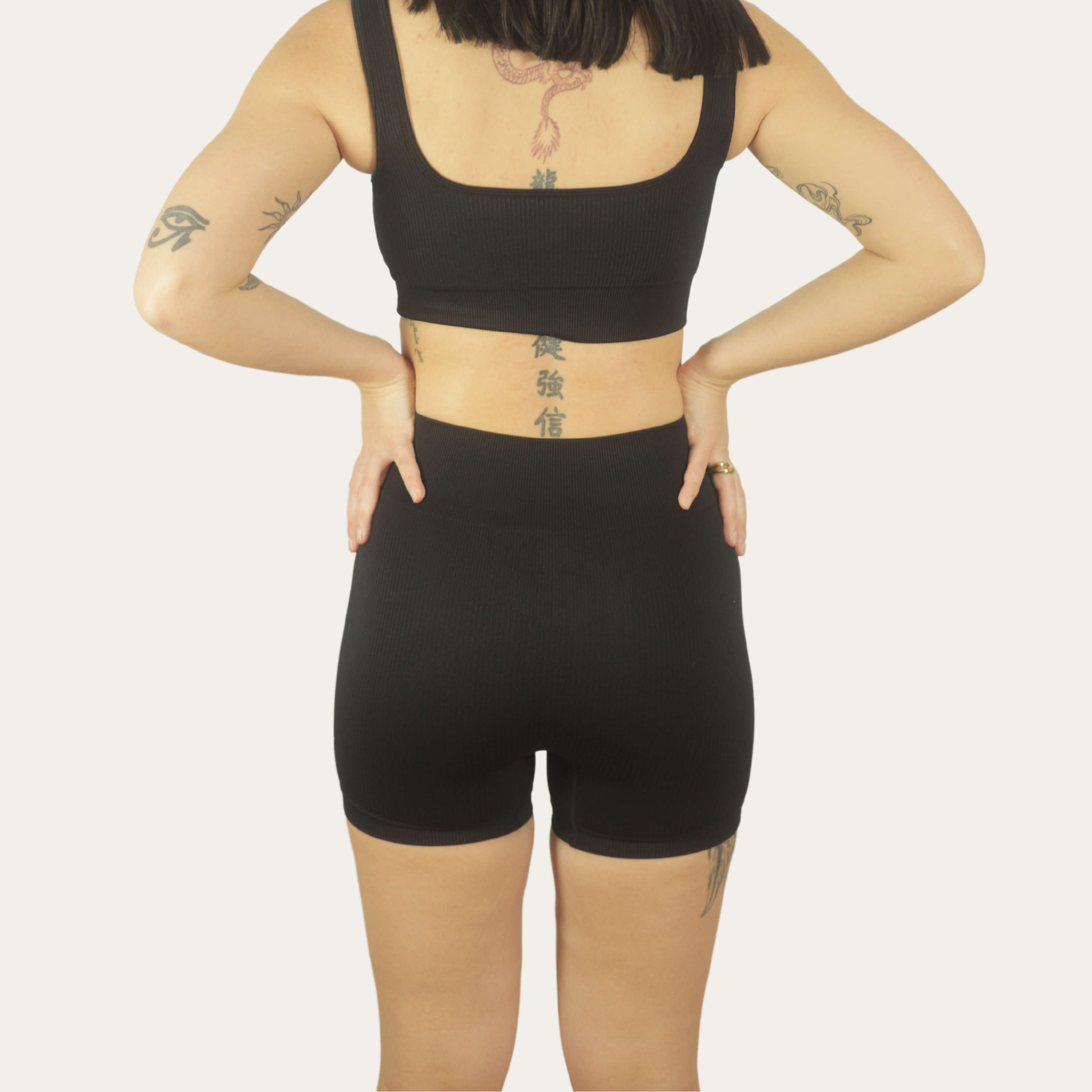 Image of Ribbed Seamless Shorts