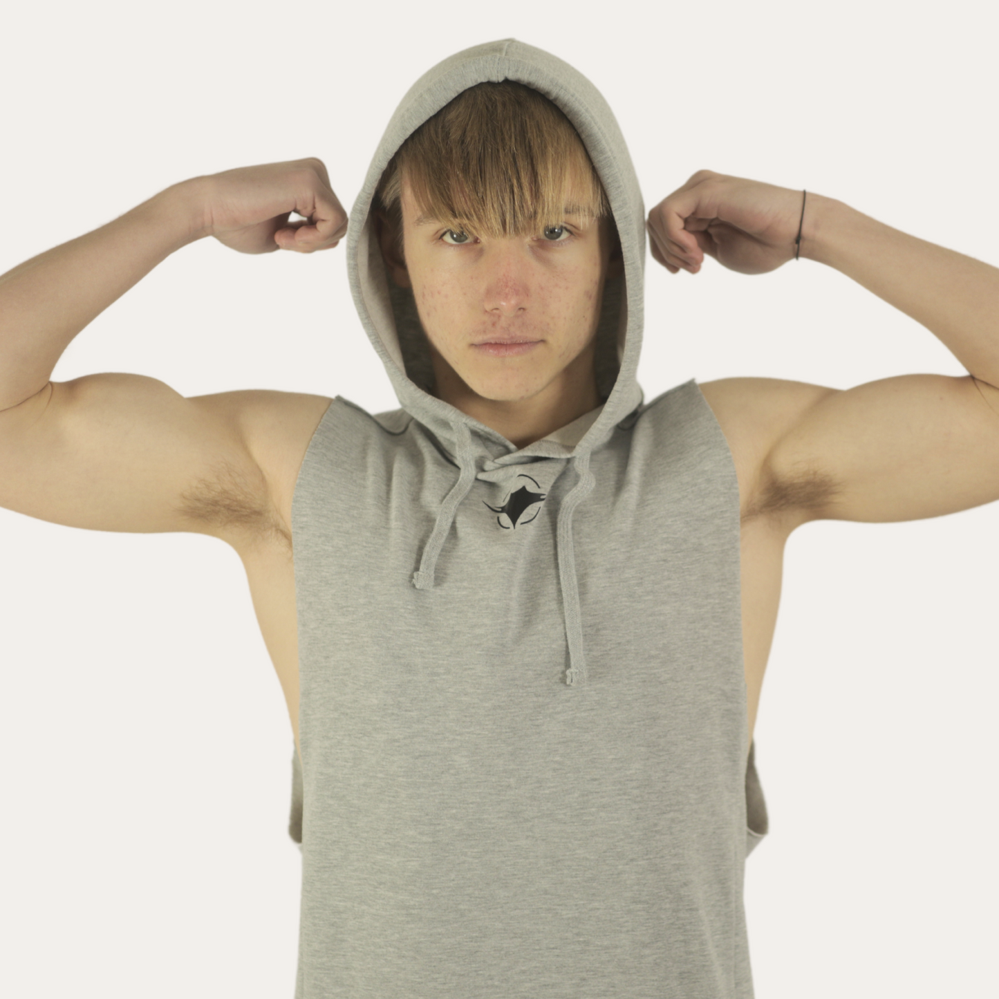 Sleeveless Muscle Hoodie